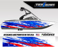 Ski/Wake Boat Wrap - RWB
