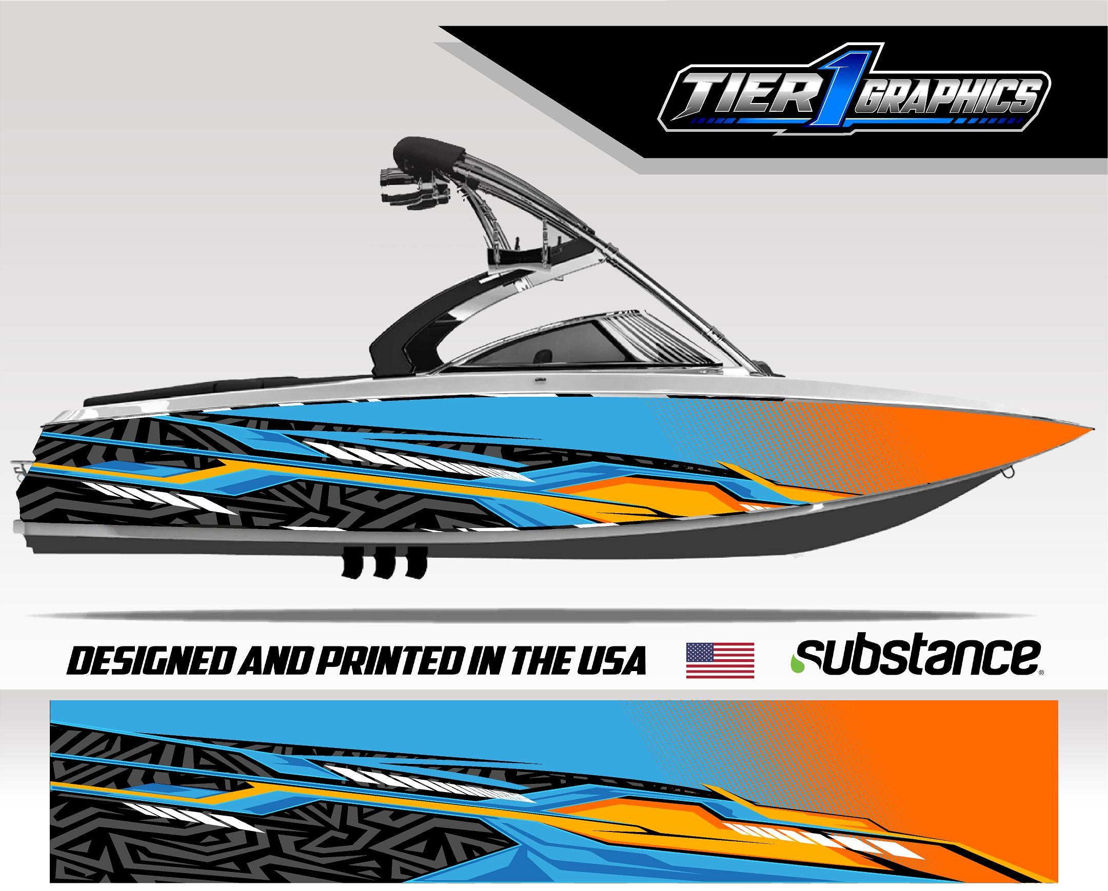 Ski/Wake Boat Wrap - OBB