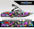 Bombs design ski and wake boat wrap by Tier 1 Graphics