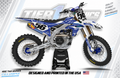 Clipper B graphics kit on a Yamaha YZ450F