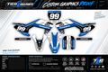 Blue Streak graphics kit on a Husqvarna TC85