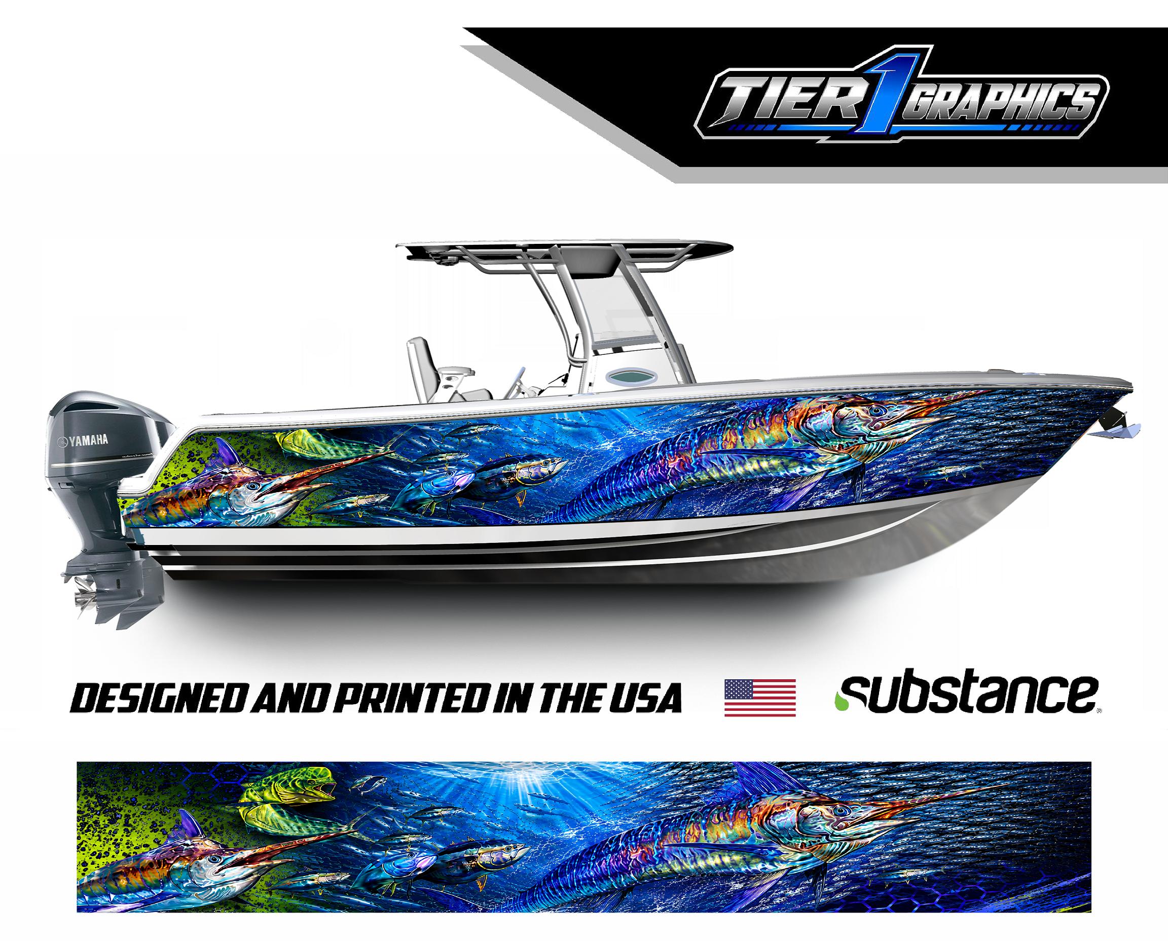 Fishing Boat Wrap- DEEP END
