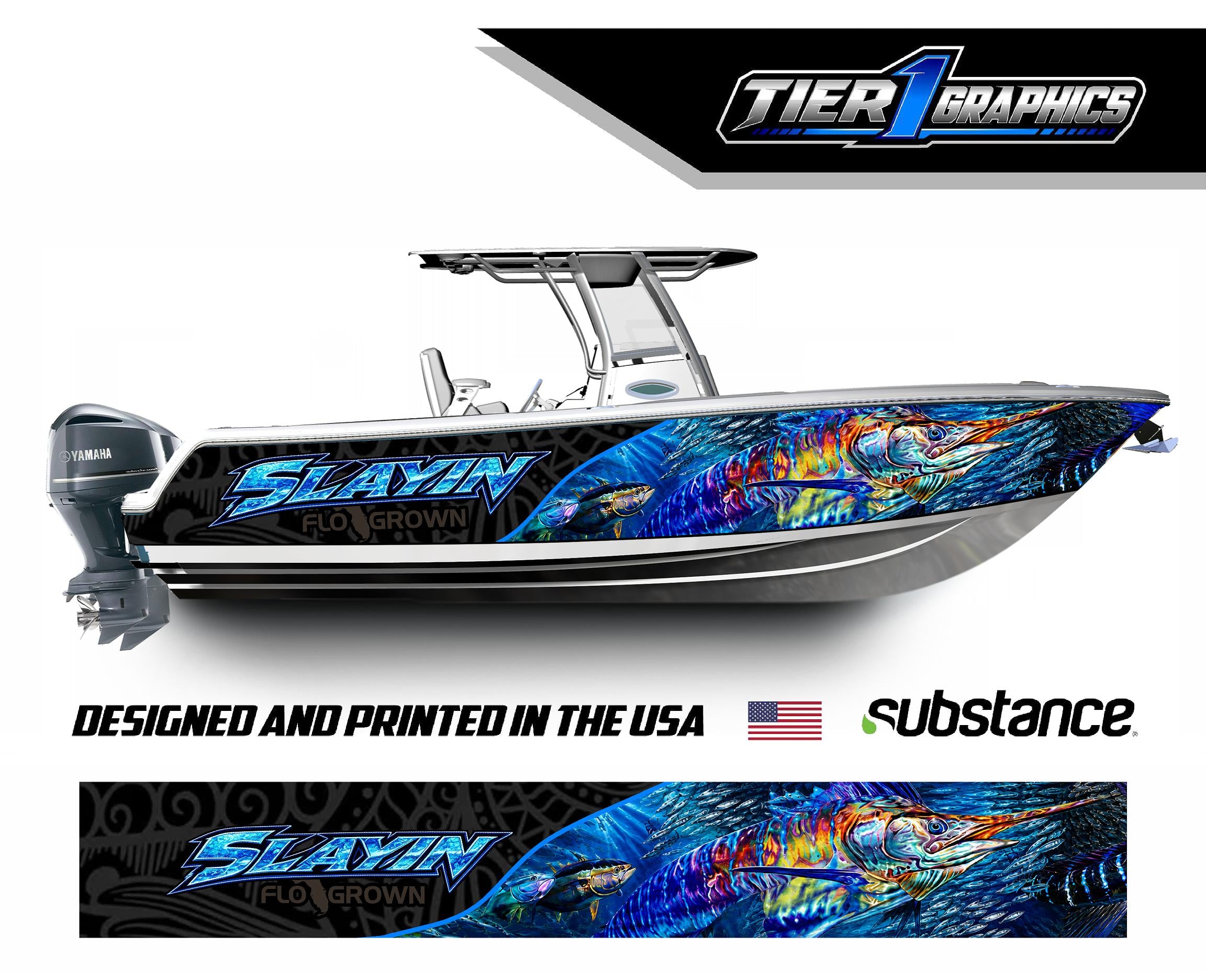 Fishing Boat Wrap- SLAYIN