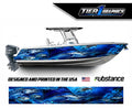 Fishing Boat Wrap- BlueKush