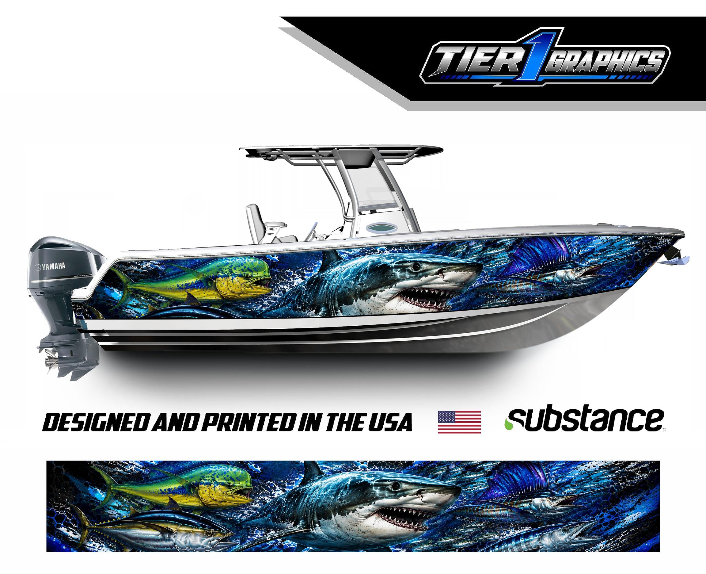 Fishing Boat Wrap- SharkTime
