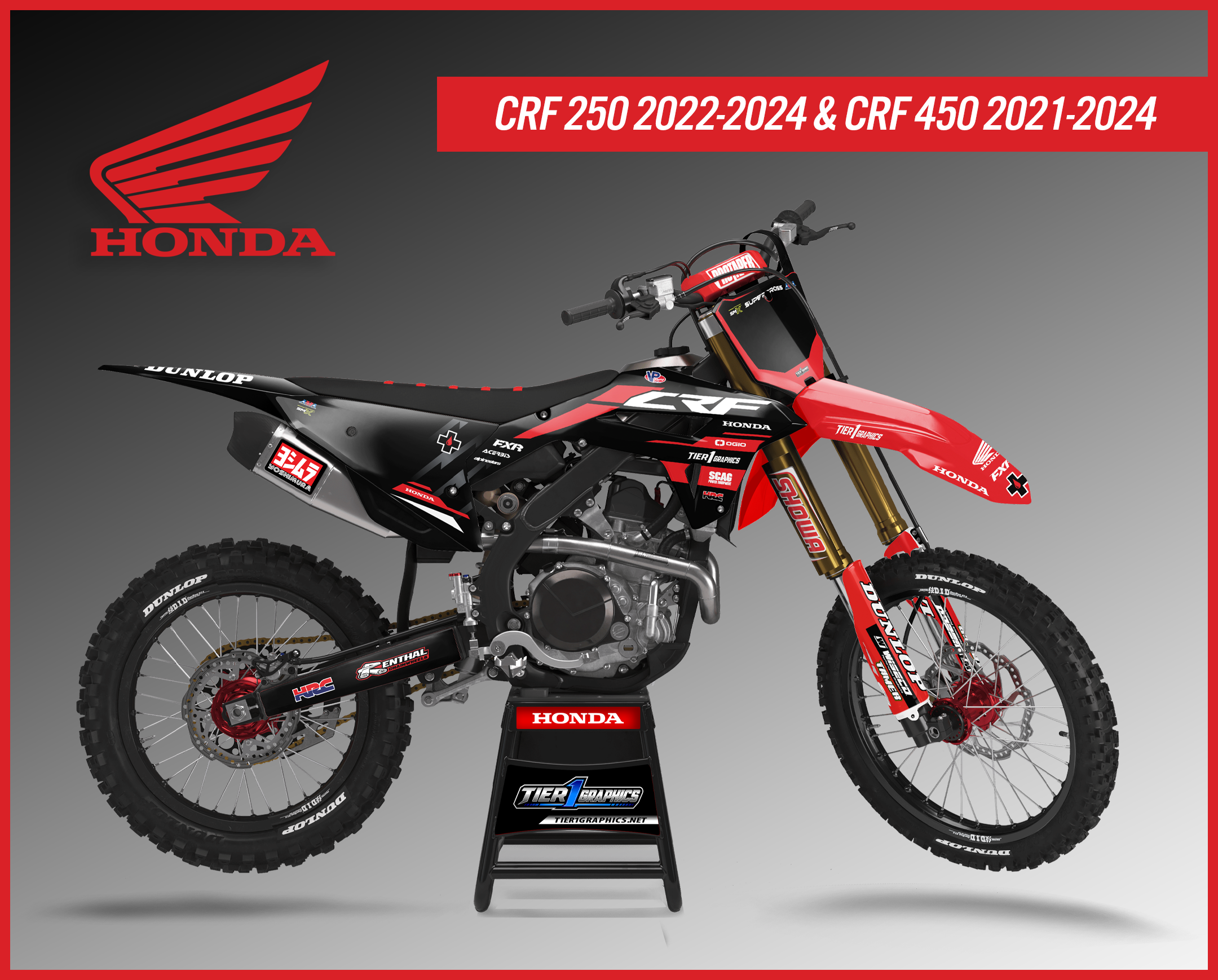 HONDA CRF Black Kit-1