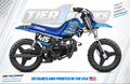 D-Rep graphics kit on a Yamaha PW50